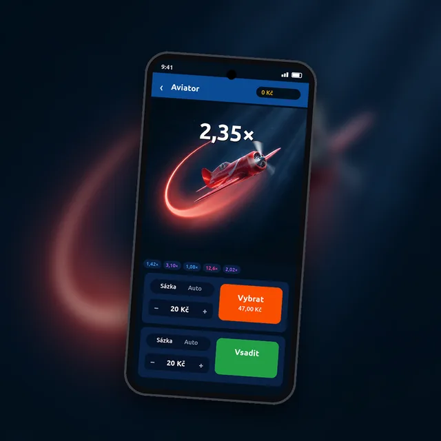Aviator v aplikaci Mostbet na telefonu